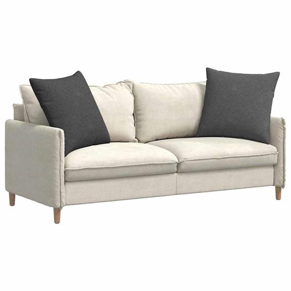 Grote foto vidaxl sofa kussens 2 pcs donkergrijs 80 x 80 cm katoen stof huis en inrichting woningdecoratie