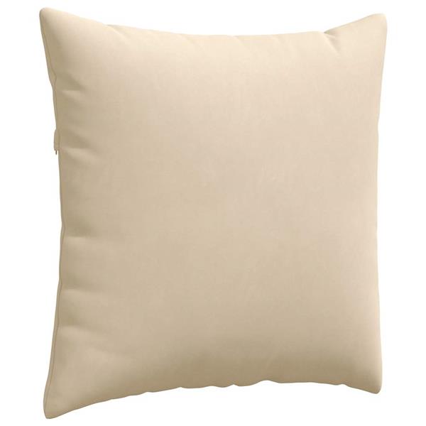 Grote foto vidaxl sofa kussens 2 pcs cr me 80 x 80 cm stof huis en inrichting woningdecoratie