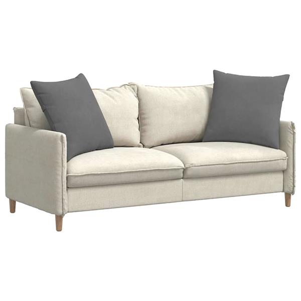 Grote foto vidaxl sofa kussens 2 pcs donkergrijs 80 x 80 cm stof huis en inrichting woningdecoratie
