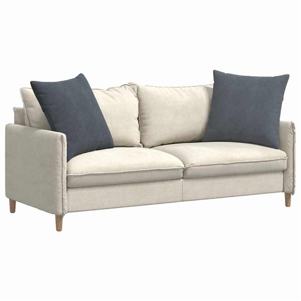 Grote foto vidaxl sofa kussens 2 pcs donkergrijs 80 x 80 cm katoen stof huis en inrichting woningdecoratie