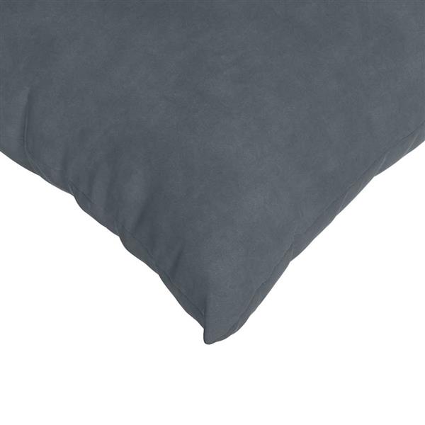 Grote foto vidaxl sofa kussens 2 pcs donkergrijs 80 x 80 cm katoen stof huis en inrichting woningdecoratie