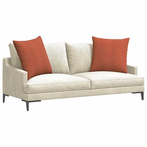 Grote foto vidaxl sofa kussens 2 pcs rood oranje 60 x 60 cm katoen stof huis en inrichting woningdecoratie