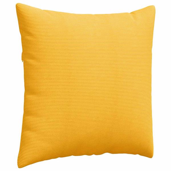 Grote foto vidaxl sofa kussens 2 pcs lichtgeel 60 x 60 cm katoen stof huis en inrichting woningdecoratie