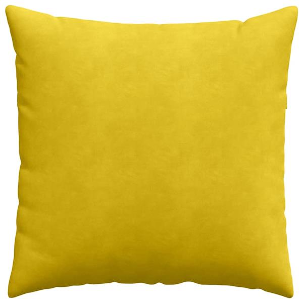 Grote foto vidaxl sofa kussens 2 pcs geel 60 x 60 cm katoen stof huis en inrichting woningdecoratie