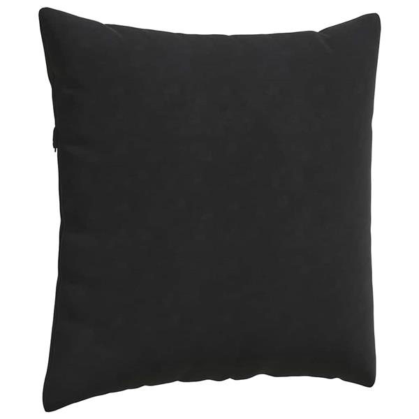 Grote foto vidaxl sofa kussens 2 pcs zwart 60 x 60 cm katoen stof huis en inrichting woningdecoratie