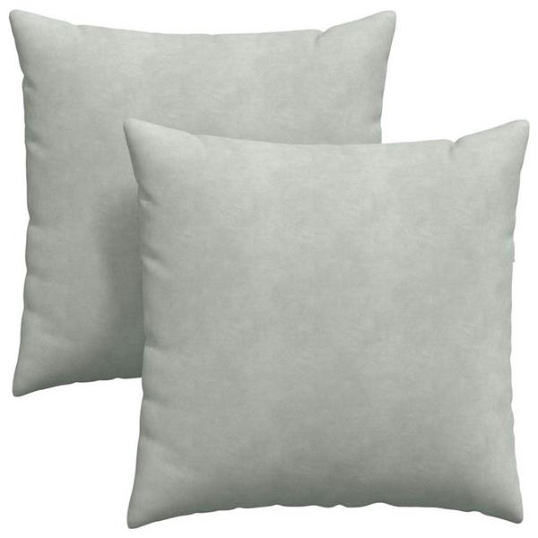 Grote foto vidaxl sofa kussens 2 pcs lichtgrijs 60 x 60 cm katoen stof huis en inrichting woningdecoratie