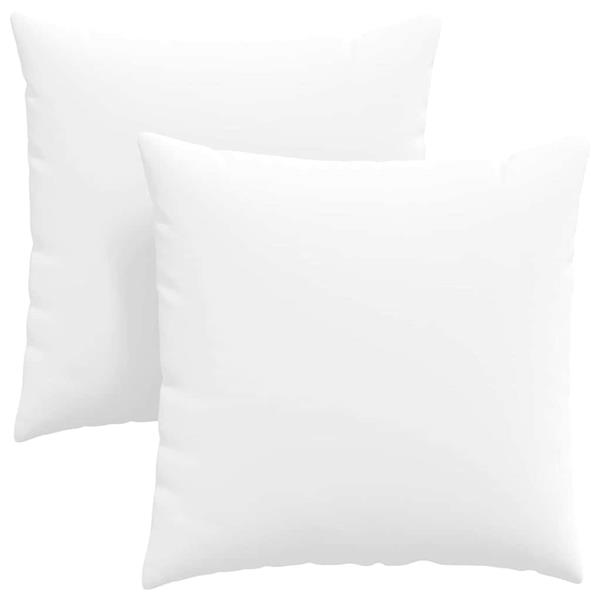 Grote foto vidaxl sofa kussens 2 pcs wit 60 x 60 cm stof huis en inrichting woningdecoratie