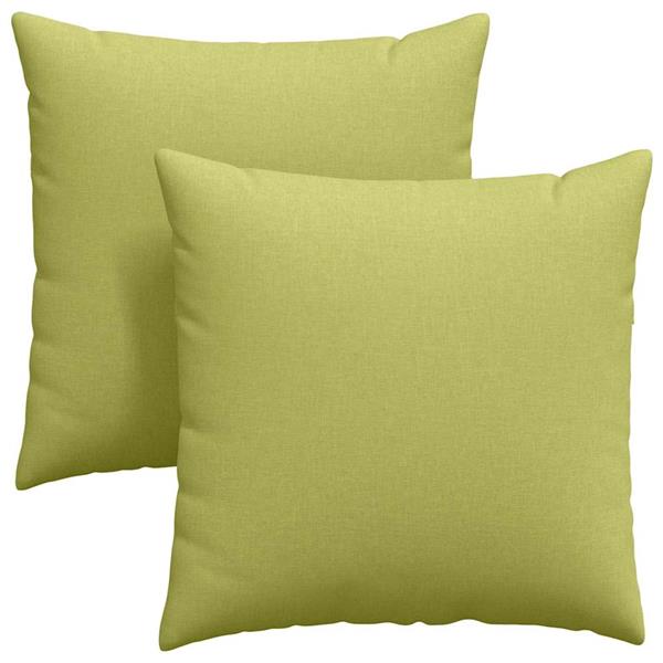Grote foto vidaxl sofa kussens 2 pcs lichtgroen 60 x 60 cm stof huis en inrichting woningdecoratie