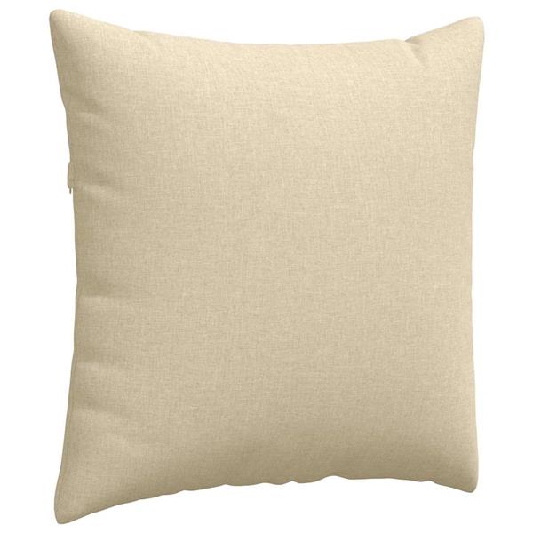 Grote foto vidaxl sofa kussens 2 pcs cr me 60 x 60 cm stof huis en inrichting woningdecoratie