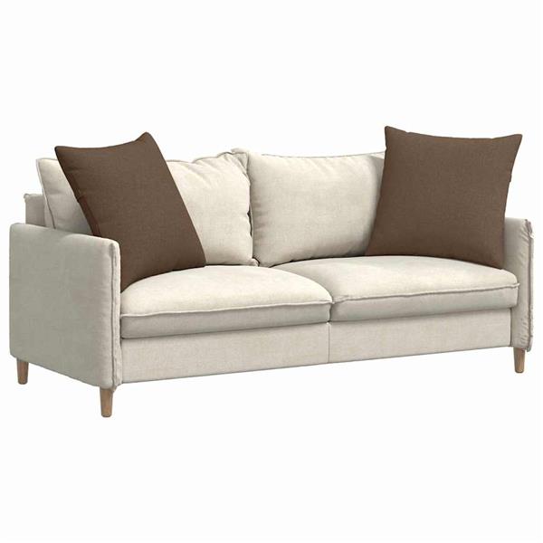 Grote foto vidaxl sofa kussens 2 pcs bruin 60 x 60 cm stof huis en inrichting woningdecoratie