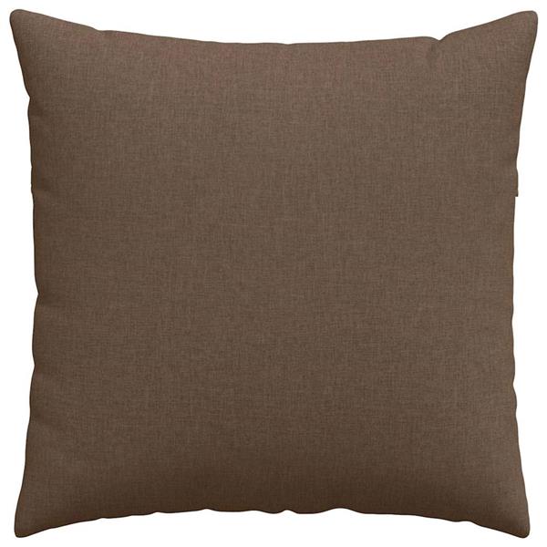Grote foto vidaxl sofa kussens 2 pcs bruin 60 x 60 cm stof huis en inrichting woningdecoratie