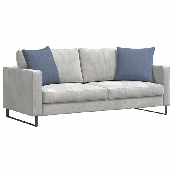 Grote foto vidaxl sofa kussens 2 pcs blauw 50 x 50 cm katoen stof huis en inrichting woningdecoratie
