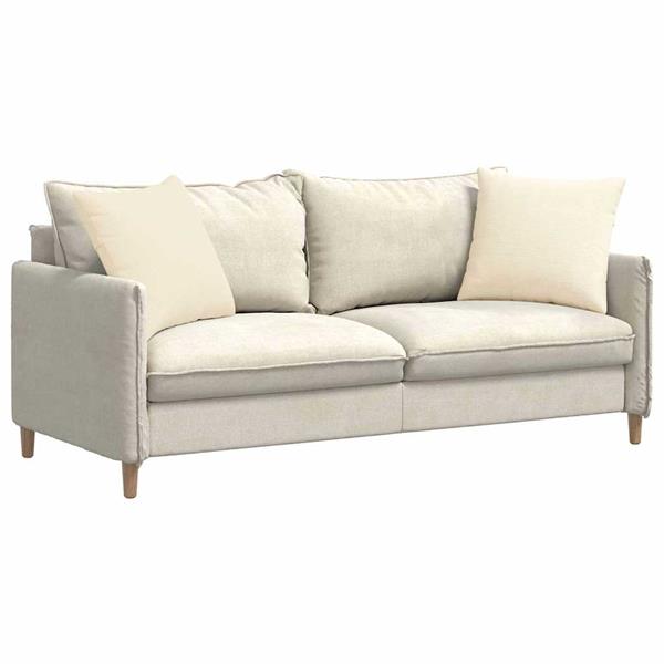 Grote foto vidaxl sofa kussens 2 pcs cr me 50 x 50 cm katoen stof huis en inrichting woningdecoratie