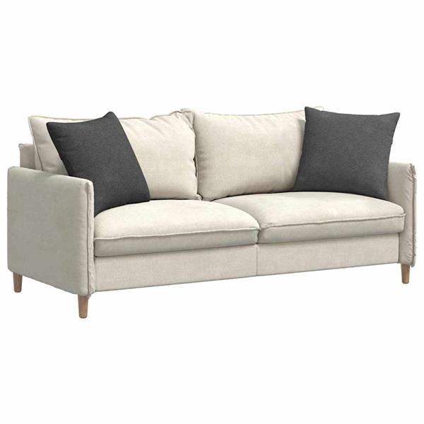 Grote foto vidaxl sofa kussens 2 pcs donkergrijs 50 x 50 cm katoen stof huis en inrichting woningdecoratie