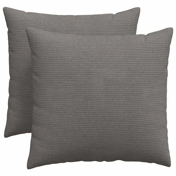 Grote foto vidaxl sofa kussens 2 pcs lichtgrijs 50 x 50 cm katoen stof huis en inrichting woningdecoratie