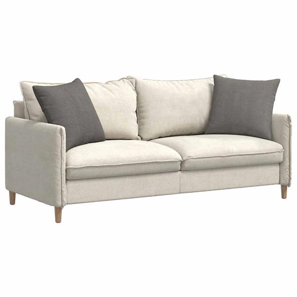 Grote foto vidaxl sofa kussens 2 pcs lichtgrijs 50 x 50 cm katoen stof huis en inrichting woningdecoratie