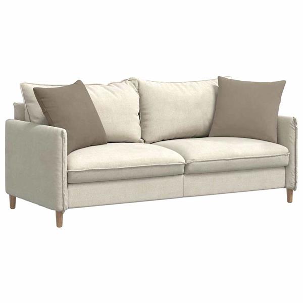 Grote foto vidaxl sofa kussens 2 pcs taupe 50 x 50 cm stof huis en inrichting woningdecoratie