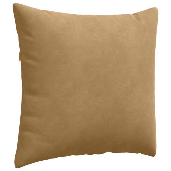 Grote foto vidaxl sofa kussens 2 pcs bruin 50 x 50 cm katoen stof huis en inrichting woningdecoratie