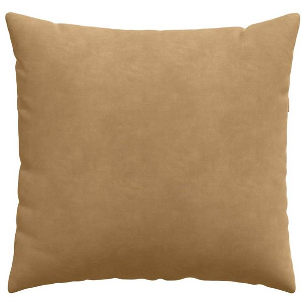 Grote foto vidaxl sofa kussens 2 pcs bruin 50 x 50 cm katoen stof huis en inrichting woningdecoratie