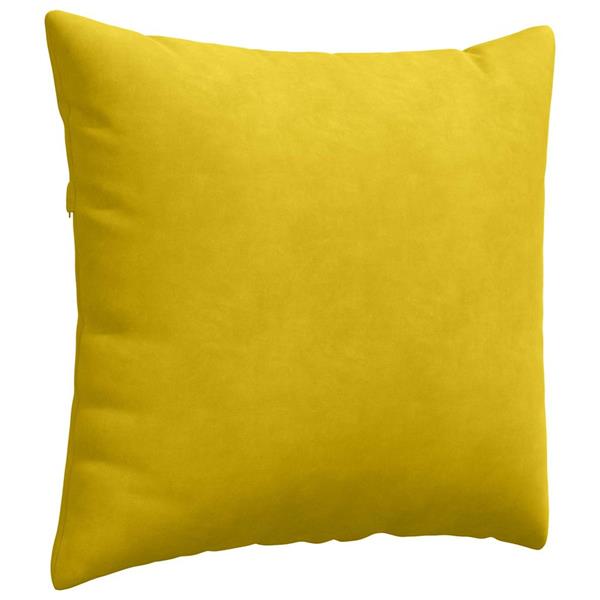 Grote foto vidaxl sofa kussens 2 pcs geel 50 x 50 cm katoen stof huis en inrichting woningdecoratie