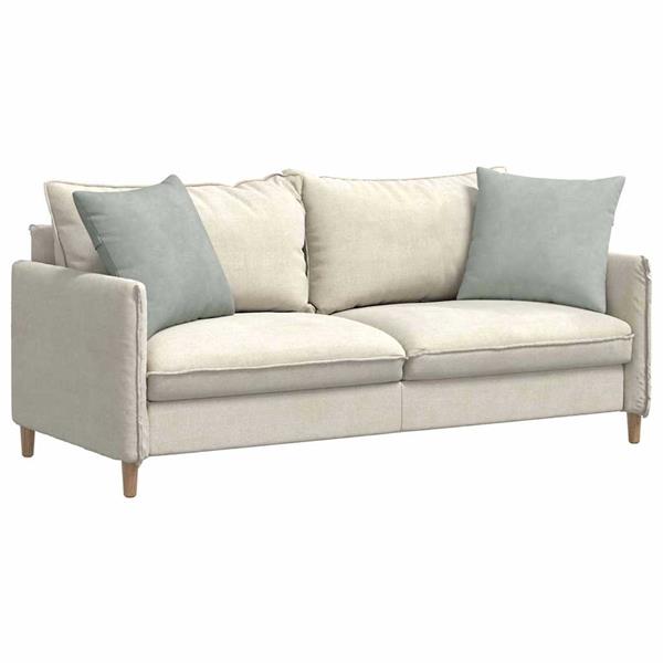 Grote foto vidaxl sofa kussens 2 pcs lichtgrijs 50 x 50 cm katoen stof huis en inrichting woningdecoratie