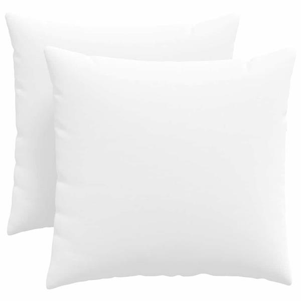 Grote foto vidaxl sofa kussens 2 pcs wit 50 x 50 cm stof huis en inrichting woningdecoratie