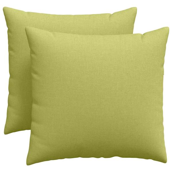 Grote foto vidaxl sofa kussens 2 pcs lichtgroen 50 x 50 cm stof huis en inrichting woningdecoratie
