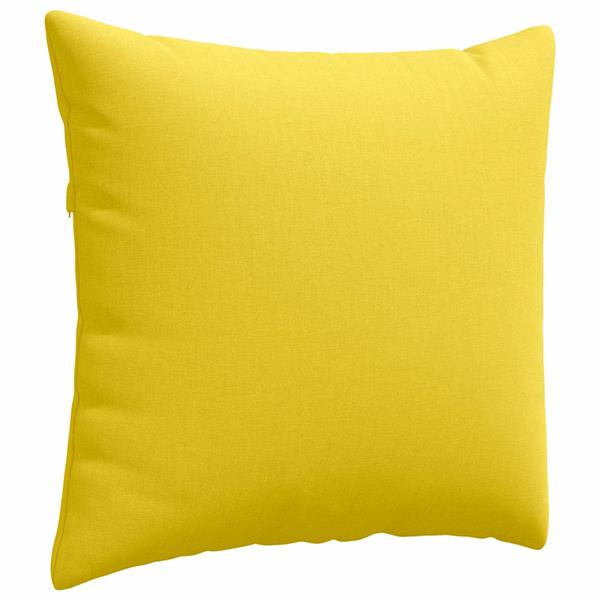 Grote foto vidaxl sofa kussens 2 pcs lichtgeel 50 x 50 cm stof huis en inrichting woningdecoratie