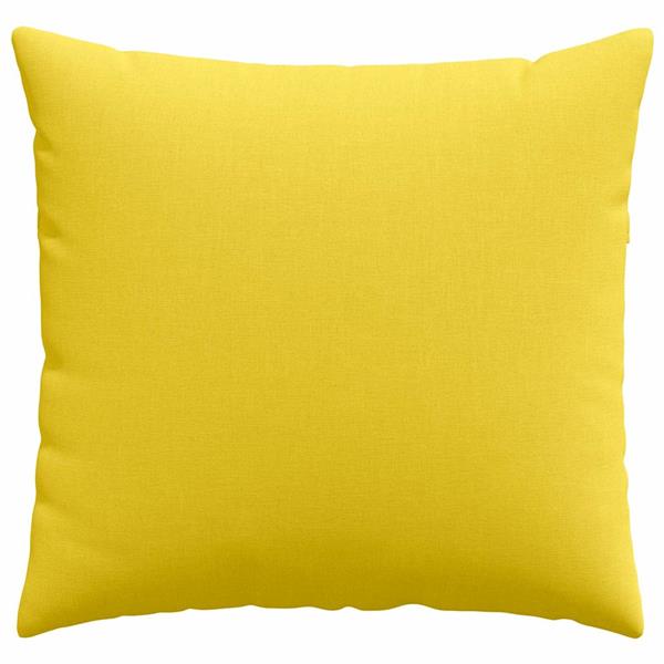 Grote foto vidaxl sofa kussens 2 pcs lichtgeel 50 x 50 cm stof huis en inrichting woningdecoratie