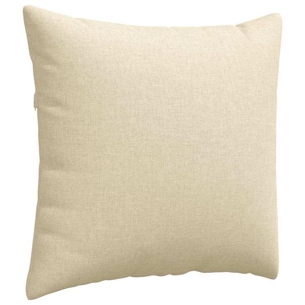 Grote foto vidaxl sofa kussens 2 pcs cr me 50 x 50 cm stof huis en inrichting woningdecoratie