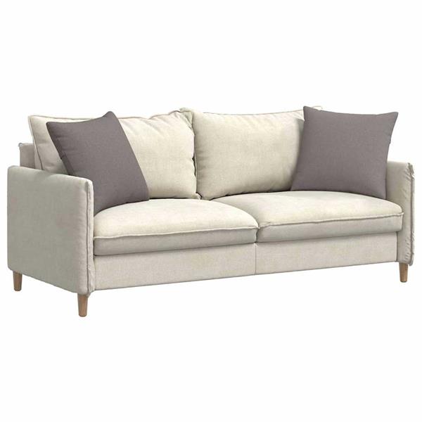 Grote foto vidaxl sofa kussens 2 pcs taupe 50 x 50 cm stof huis en inrichting woningdecoratie