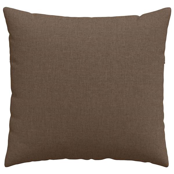 Grote foto vidaxl sofa kussens 2 pcs bruin 50 x 50 cm stof huis en inrichting woningdecoratie
