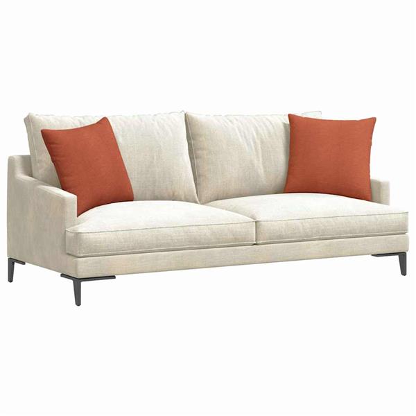 Grote foto vidaxl sofa kussens 2 pcs rood oranje 45 x 45 cm katoen stof huis en inrichting woningdecoratie