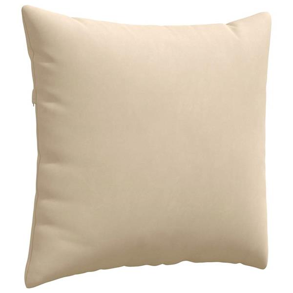 Grote foto vidaxl sofa kussens 2 pcs cr me 45 x 45 cm stof huis en inrichting woningdecoratie
