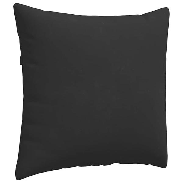 Grote foto vidaxl sofa kussens 2 pcs zwart 45 x 45 cm stof huis en inrichting woningdecoratie