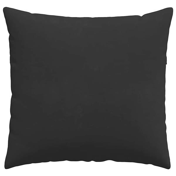 Grote foto vidaxl sofa kussens 2 pcs zwart 45 x 45 cm stof huis en inrichting woningdecoratie