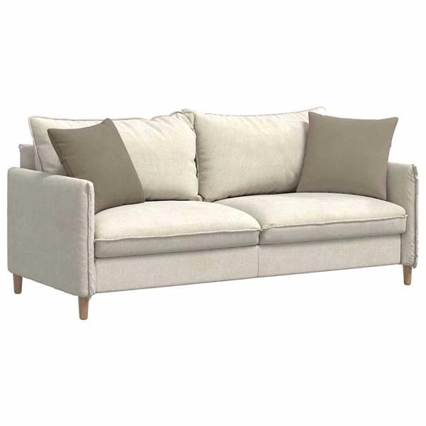 Grote foto vidaxl sofa kussens 2 pcs taupe 45 x 45 cm stof huis en inrichting woningdecoratie