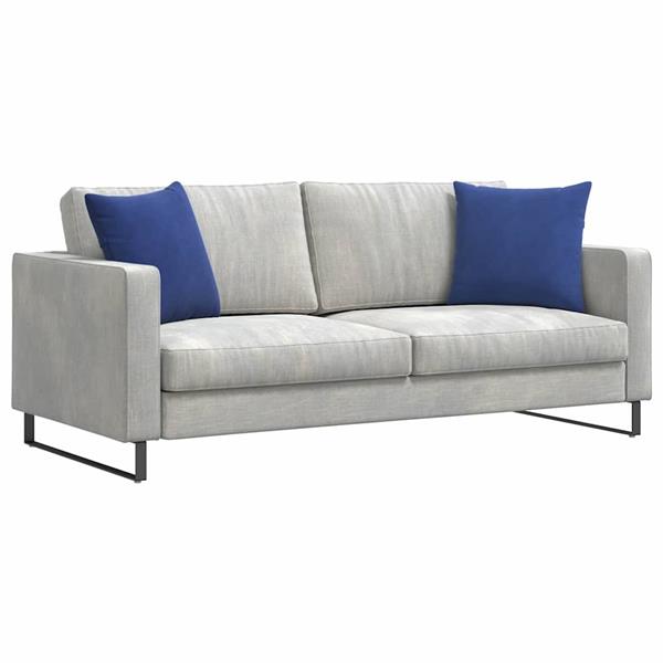 Grote foto vidaxl sofa kussens 2 pcs politieblauw 45 x 45 cm katoen stof huis en inrichting woningdecoratie