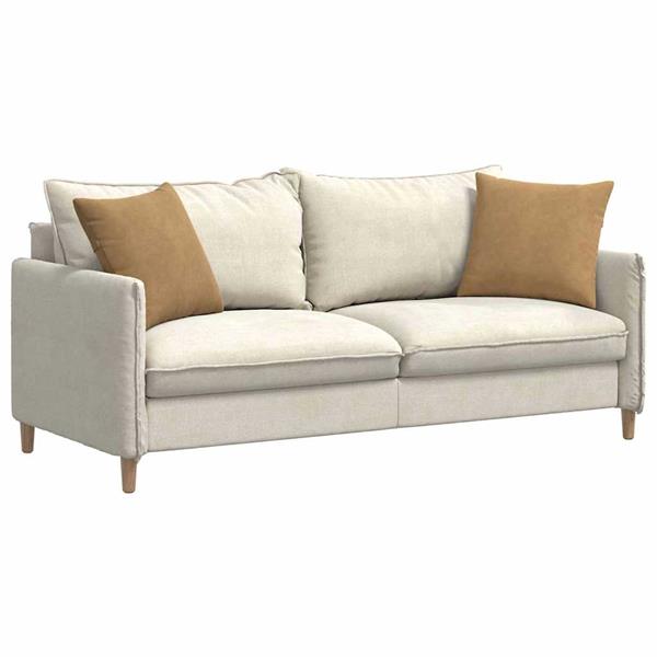 Grote foto vidaxl sofa kussens 2 pcs bruin 45 x 45 cm katoen stof huis en inrichting woningdecoratie