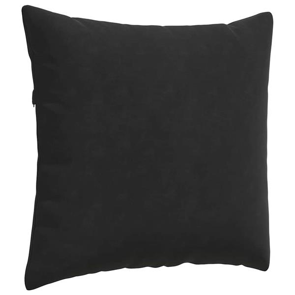 Grote foto vidaxl sofa kussens 2 pcs zwart 45 x 45 cm katoen stof huis en inrichting woningdecoratie