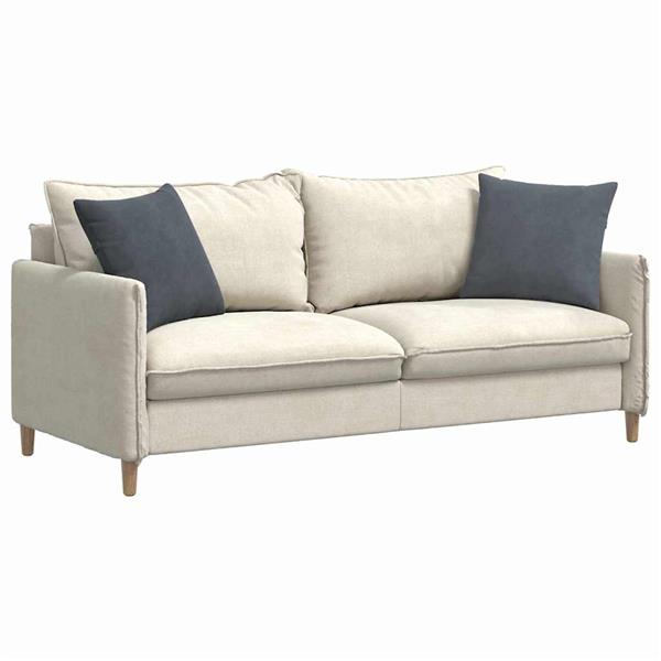 Grote foto vidaxl sofa kussens 2 pcs donkergrijs 45 x 45 cm katoen stof huis en inrichting woningdecoratie