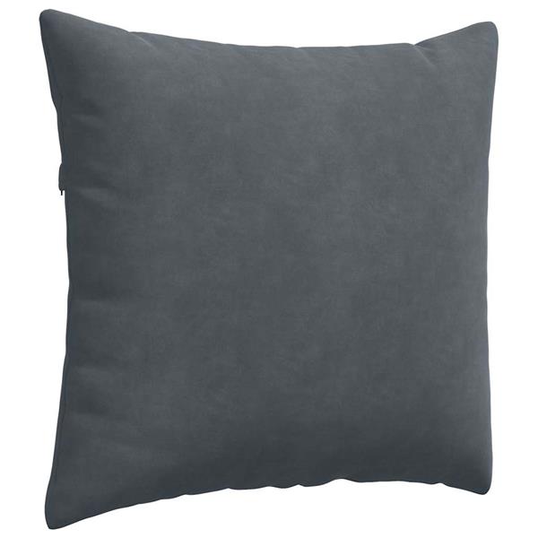 Grote foto vidaxl sofa kussens 2 pcs donkergrijs 45 x 45 cm katoen stof huis en inrichting woningdecoratie