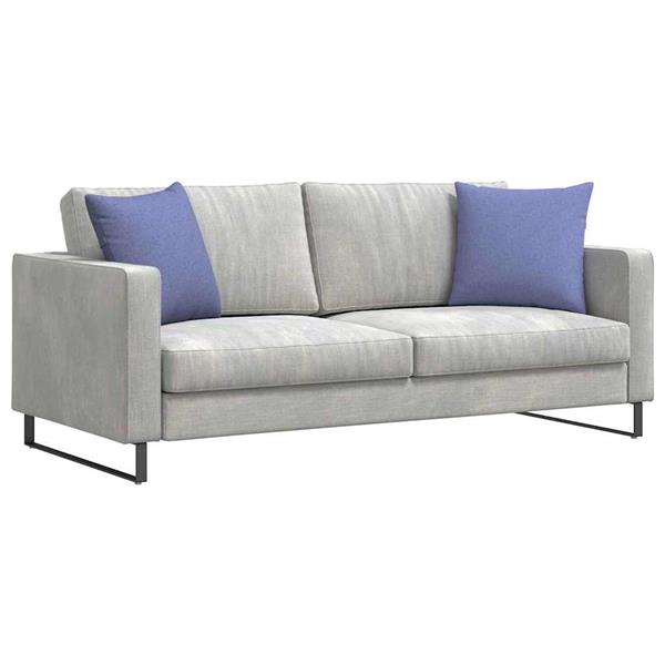 Grote foto vidaxl sofa kussens 2 pcs blauw 45 x 45 cm stof huis en inrichting woningdecoratie