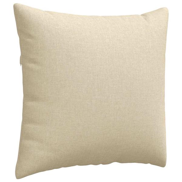 Grote foto vidaxl sofa kussens 2 pcs cr me 45 x 45 cm stof huis en inrichting woningdecoratie