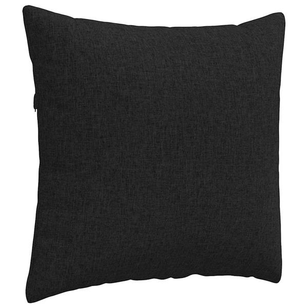 Grote foto vidaxl sofa kussens 2 pcs zwart 45 x 45 cm stof huis en inrichting woningdecoratie