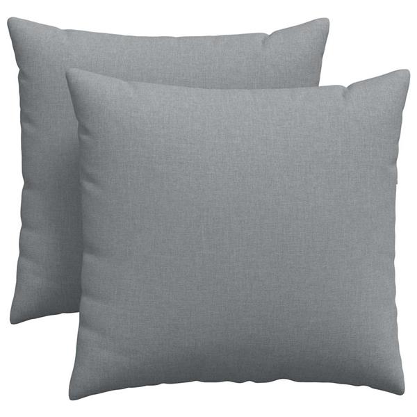 Grote foto vidaxl sofa kussens 2 pcs lichtgrijs 45 x 45 cm stof huis en inrichting woningdecoratie
