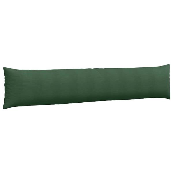 Grote foto vidaxl sofa kussens 2 pcs donkergroen 200 x 40 cm katoen stof huis en inrichting woningdecoratie