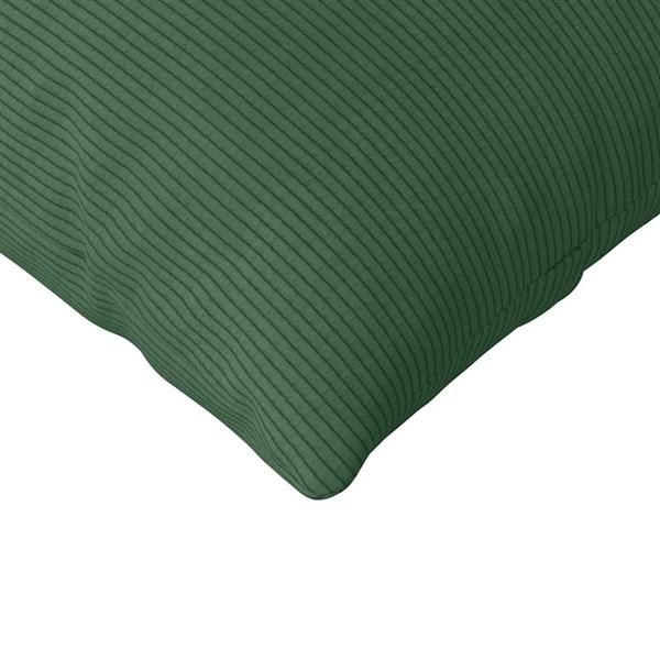 Grote foto vidaxl sofa kussens 2 pcs donkergroen 200 x 40 cm katoen stof huis en inrichting woningdecoratie