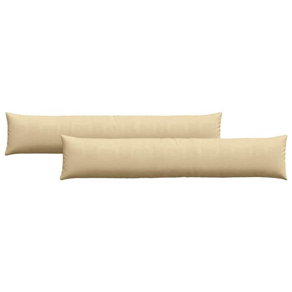 Grote foto vidaxl sofa kussens 2 pcs grijs groen 200 x 40 cm katoen stof huis en inrichting woningdecoratie