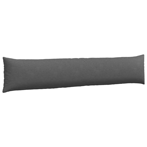 Grote foto vidaxl sofa kussens 2 pcs donkergrijs 200 x 40 cm katoen stof huis en inrichting woningdecoratie
